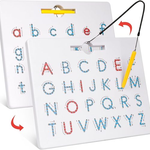 Wood preschool lift and reveal board for fine motor developmental play, suitable for kids age 3 and up.